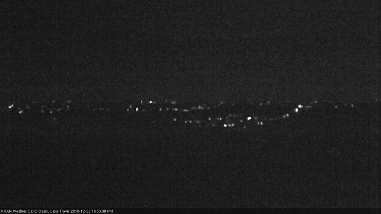 Lake Travis webcam, December 22, 2018 9:55 PM CT