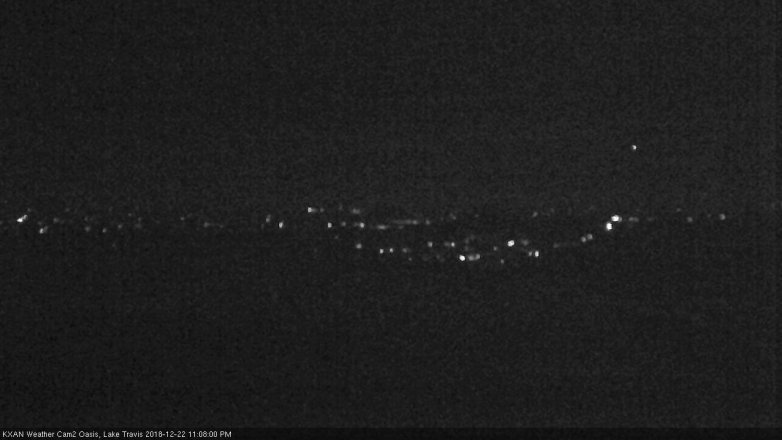 Lake Travis webcam, December 22, 2018 10:10 PM CT