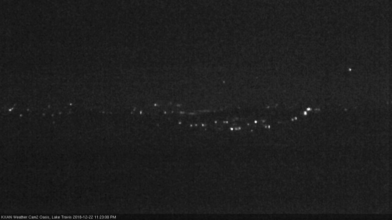 Lake Travis webcam, December 22, 2018 10:25 PM CT