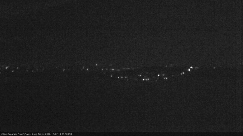 Lake Travis webcam, December 22, 2018 10:40 PM CT