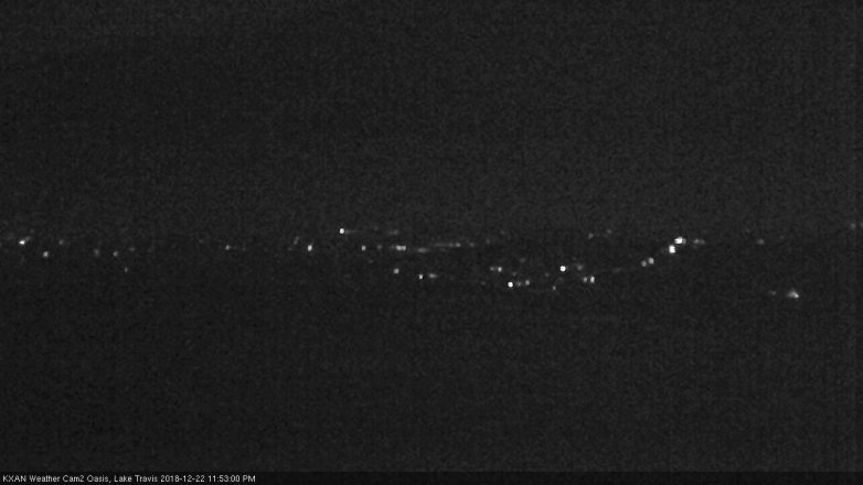 Lake Travis webcam, December 22, 2018 10:55 PM CT