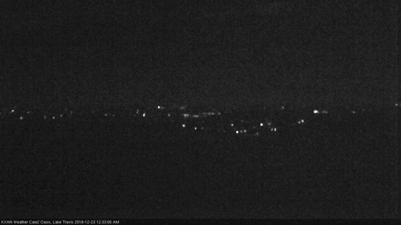 Lake Travis webcam, December 22, 2018 11:35 PM CT