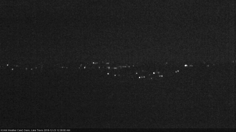 Lake Travis webcam, December 22, 2018 11:40 PM CT