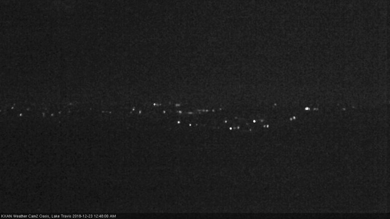 Lake Travis webcam, December 22, 2018 11:50 PM CT