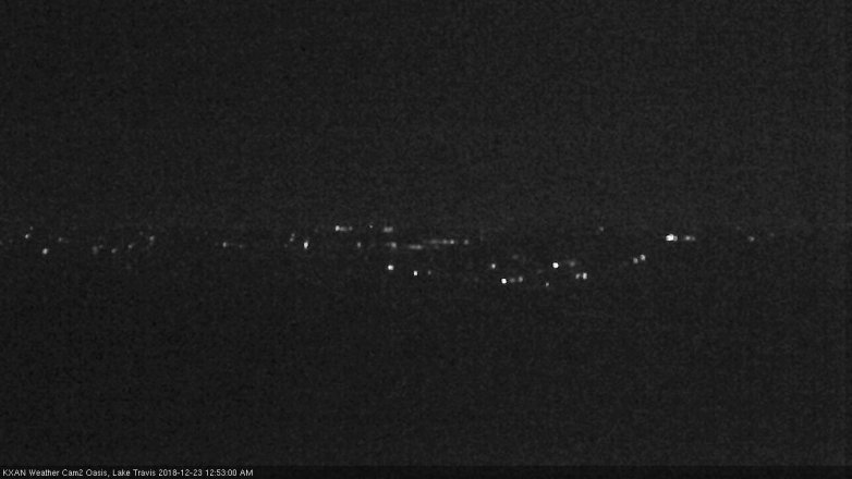 Lake Travis webcam, December 22, 2018 11:55 PM CT