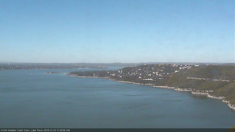 Lake Travis webcam, December 23, 2018 10:30 AM CT