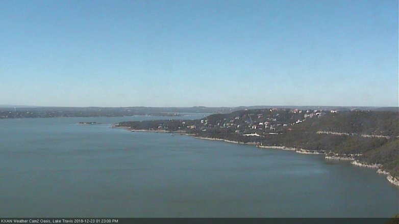 Lake Travis webcam, December 23, 2018 12:25 PM CT