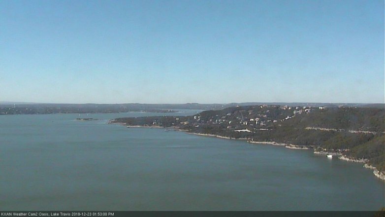 Lake Travis webcam, December 23, 2018 12:55 PM CT