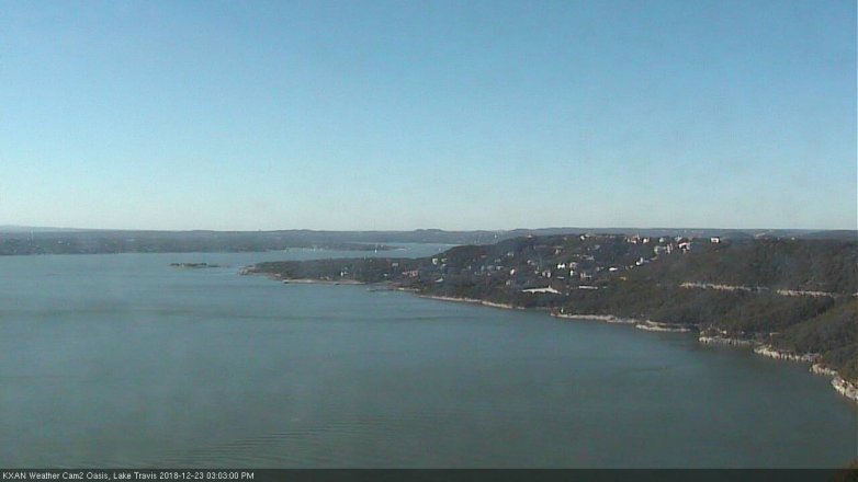 Lake Travis webcam, December 23, 2018 2:05 PM CT