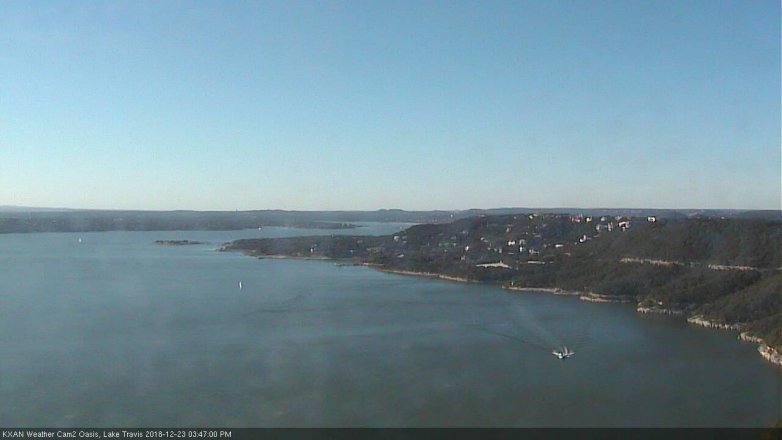 Lake Travis webcam, December 23, 2018 2:50 PM CT