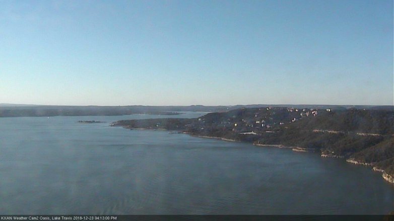 Lake Travis webcam, December 23, 2018 3:15 PM CT