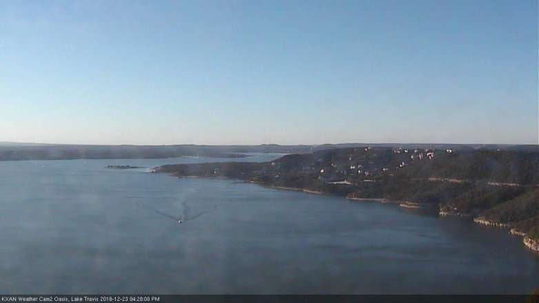 Lake Travis webcam, December 23, 2018 3:30 PM CT