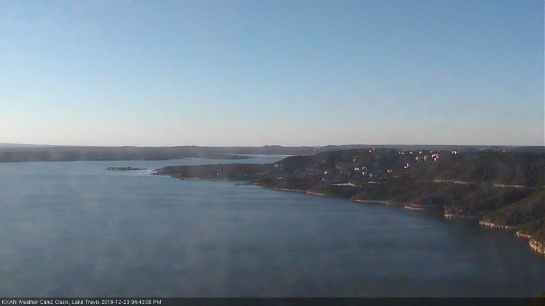 Lake Travis webcam, December 23, 2018 3:45 PM CT