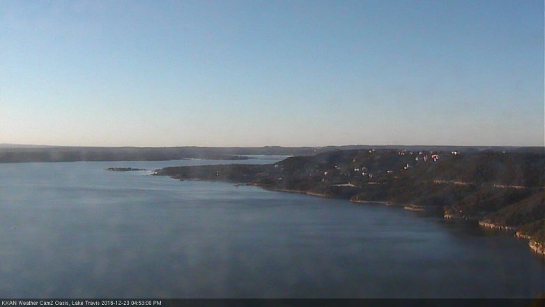 Lake Travis webcam, December 23, 2018 3:55 PM CT