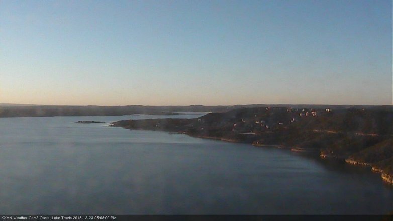 Lake Travis webcam, December 23, 2018 4:10 PM CT