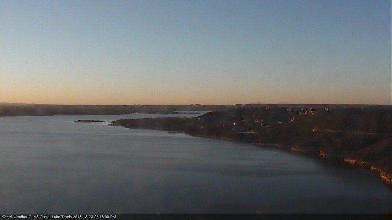Lake Travis webcam, December 23, 2018 4:20 PM CT