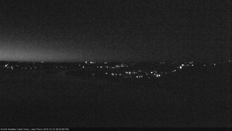 Lake Travis webcam, December 23, 2018 5:35 PM CT