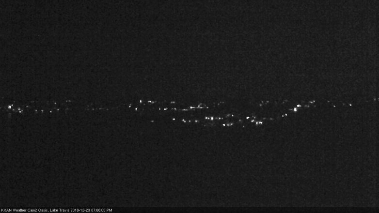 Lake Travis webcam, December 23, 2018 6:10 PM CT