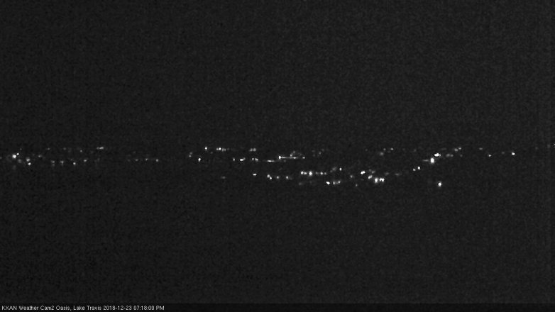 Lake Travis webcam, December 23, 2018 6:20 PM CT