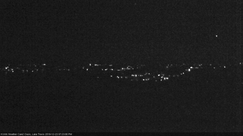 Lake Travis webcam, December 23, 2018 6:25 PM CT