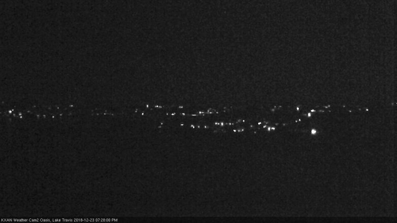 Lake Travis webcam, December 23, 2018 6:30 PM CT