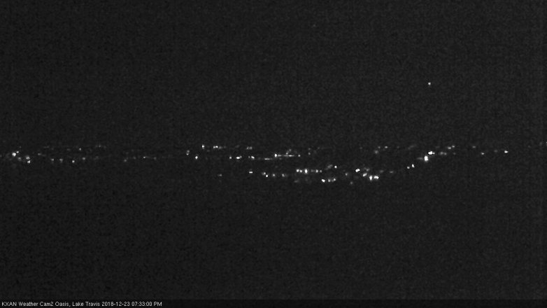 Lake Travis webcam, December 23, 2018 6:35 PM CT
