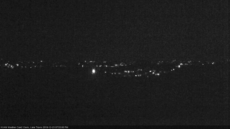 Lake Travis webcam, December 23, 2018 6:55 PM CT