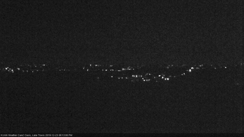 Lake Travis webcam, December 23, 2018 7:15 PM CT