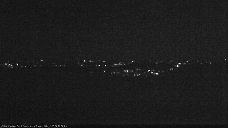 Lake Travis webcam, December 23, 2018 7:30 PM CT