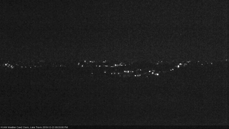 Lake Travis webcam, December 23, 2018 8:35 PM CT