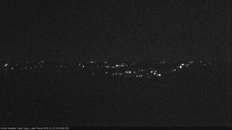 Lake Travis webcam, December 23, 2018 9:35 PM CT
