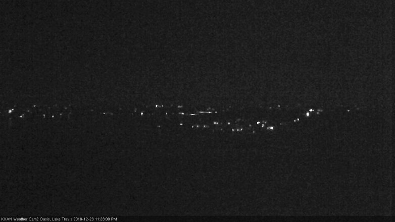 Lake Travis webcam, December 23, 2018 10:25 PM CT