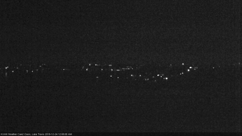 Lake Travis webcam, December 23, 2018 11:10 PM CT