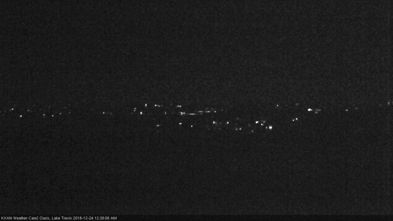 Lake Travis webcam, December 23, 2018 11:40 PM CT