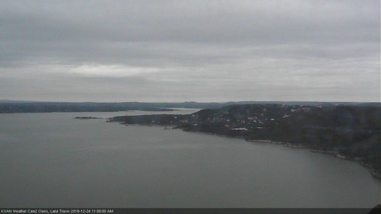 Lake Travis webcam, December 24, 2018 10:10 AM CT