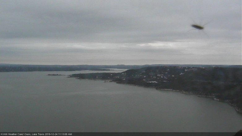 Lake Travis webcam, December 24, 2018 10:15 AM CT