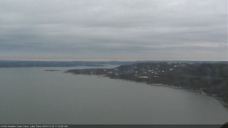 Lake Travis webcam, December 24, 2018 10:25 AM CT