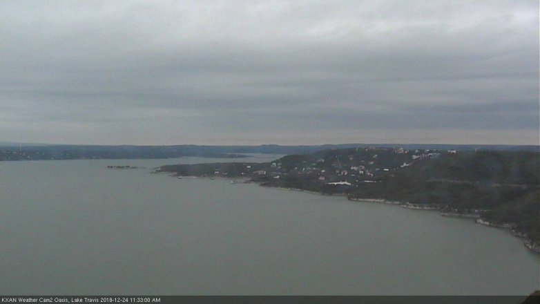 Lake Travis webcam, December 24, 2018 10:35 AM CT
