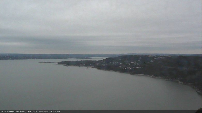 Lake Travis webcam, December 24, 2018 11:05 AM CT
