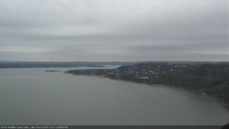 Lake Travis webcam, December 24, 2018 11:10 AM CT