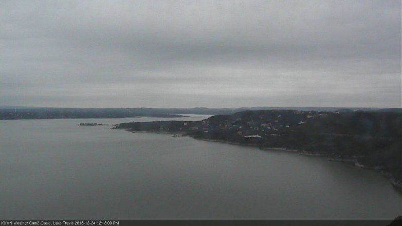 Lake Travis webcam, December 24, 2018 11:15 AM CT
