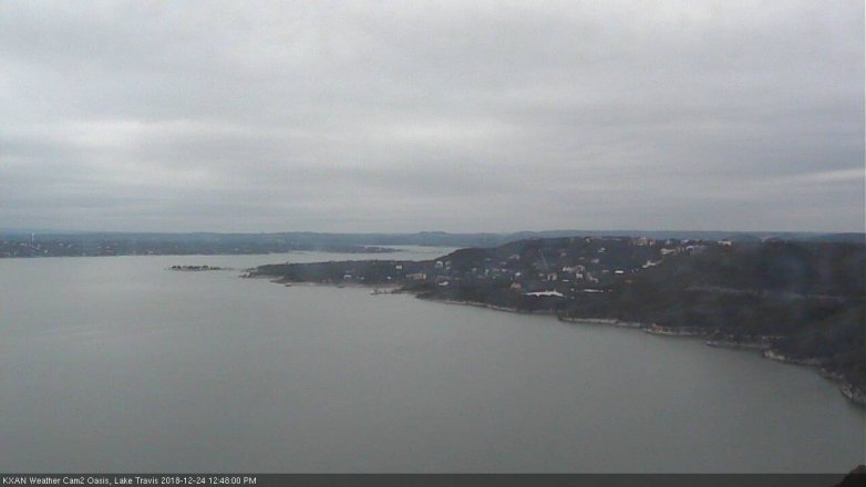 Lake Travis webcam, December 24, 2018 11:50 AM CT