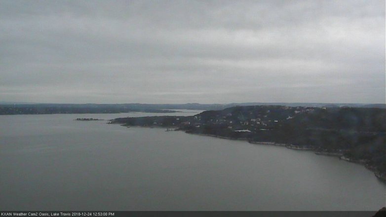 Lake Travis webcam, December 24, 2018 11:55 AM CT