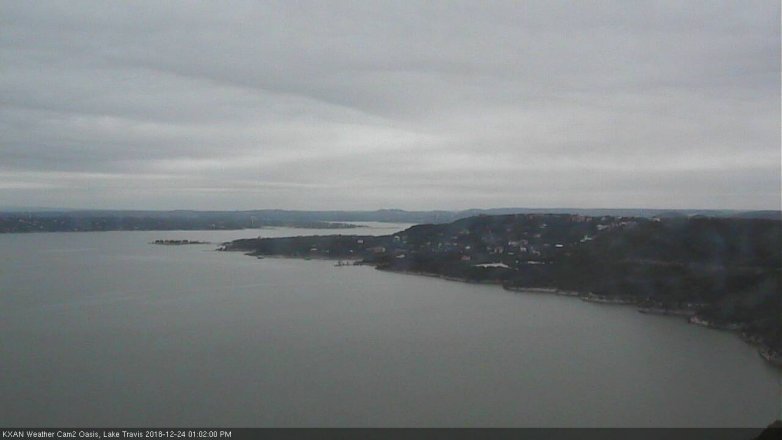 Lake Travis webcam, December 24, 2018 12:05 PM CT