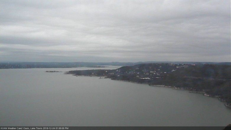 Lake Travis webcam, December 24, 2018 12:10 PM CT