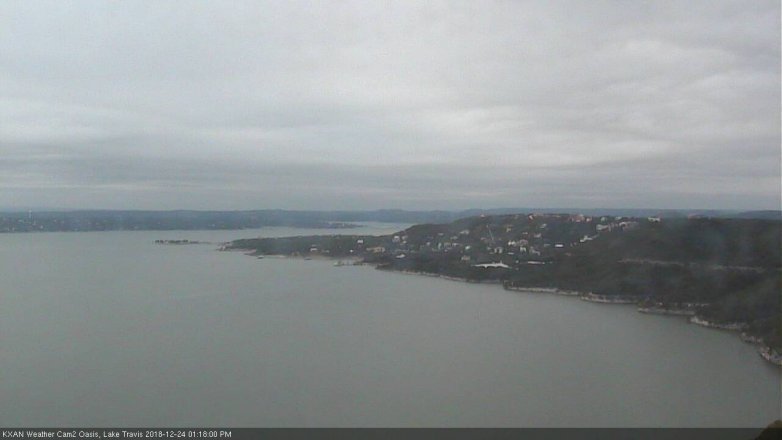 Lake Travis webcam, December 24, 2018 12:20 PM CT