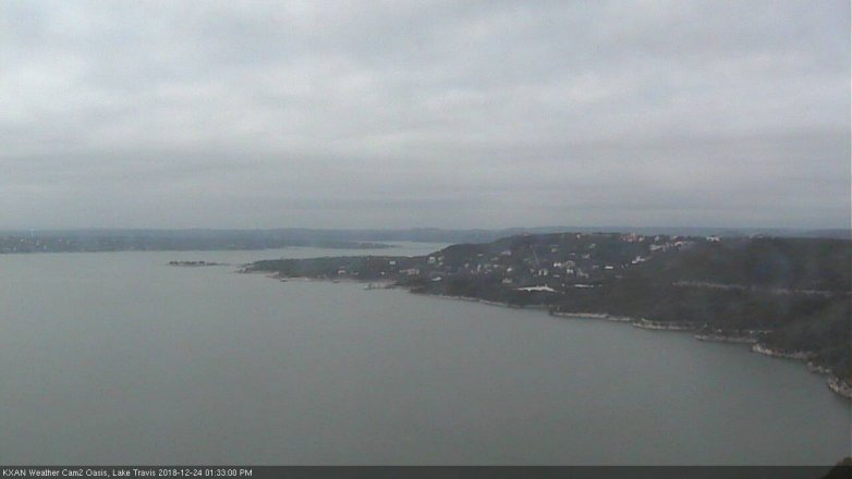 Lake Travis webcam, December 24, 2018 12:35 PM CT