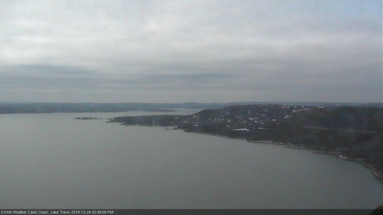 Lake Travis webcam, December 24, 2018 1:50 PM CT
