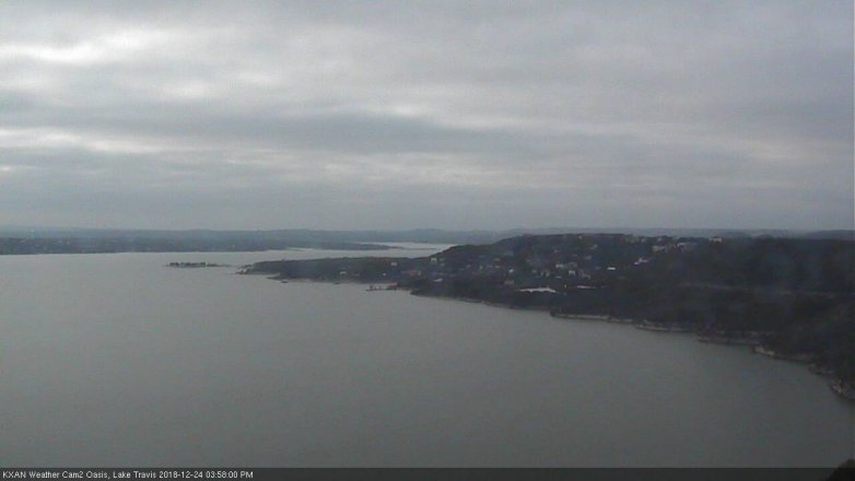 Lake Travis webcam, December 24, 2018 3:00 PM CT