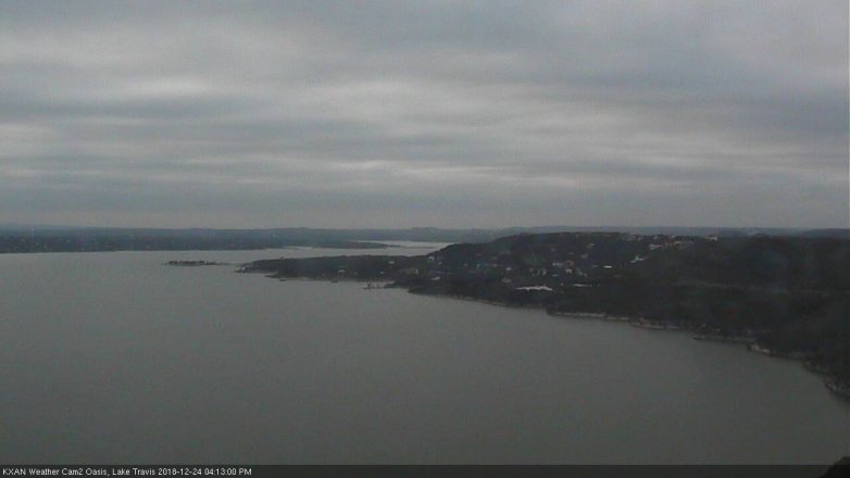 Lake Travis webcam, December 24, 2018 3:15 PM CT